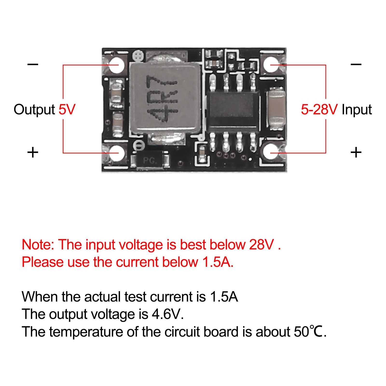 6pcs 5V Regulator Mini Reducer DC 5-30V 12V 24V Buck to 5V Buck Converter Boa…