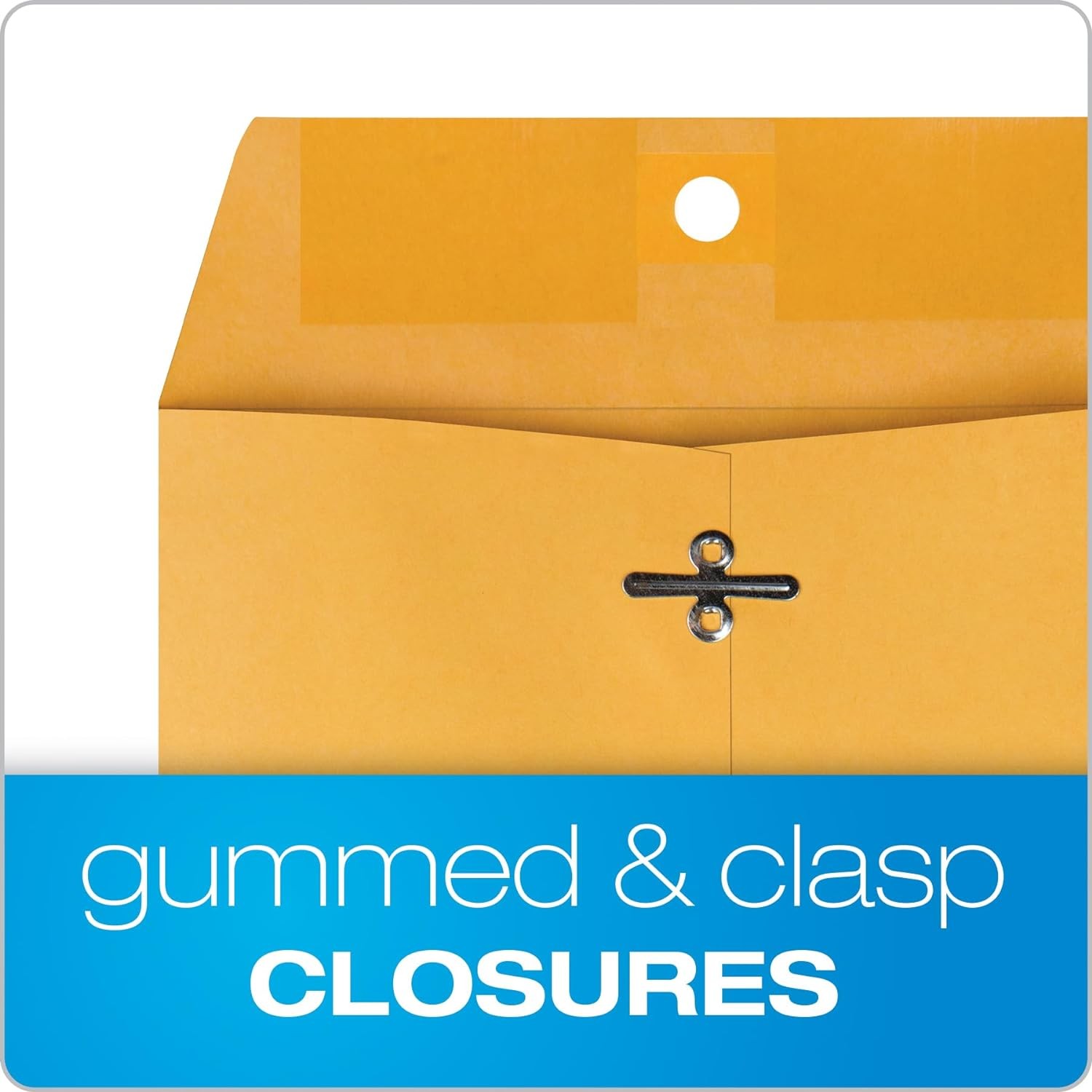 Quality Park 6 x 9 Clasp Envelopes, and Gummed 6 x 9 Inches, Kraft