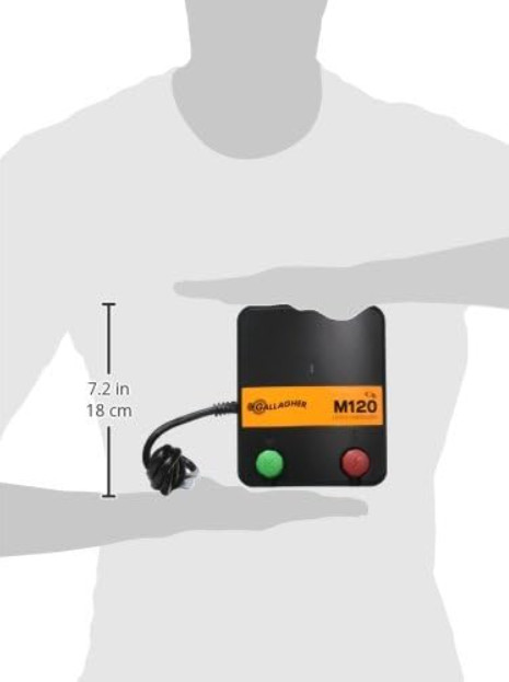 Gallagher Portable M120 Mains Fence Energizer – G330434 – Not Ship CA