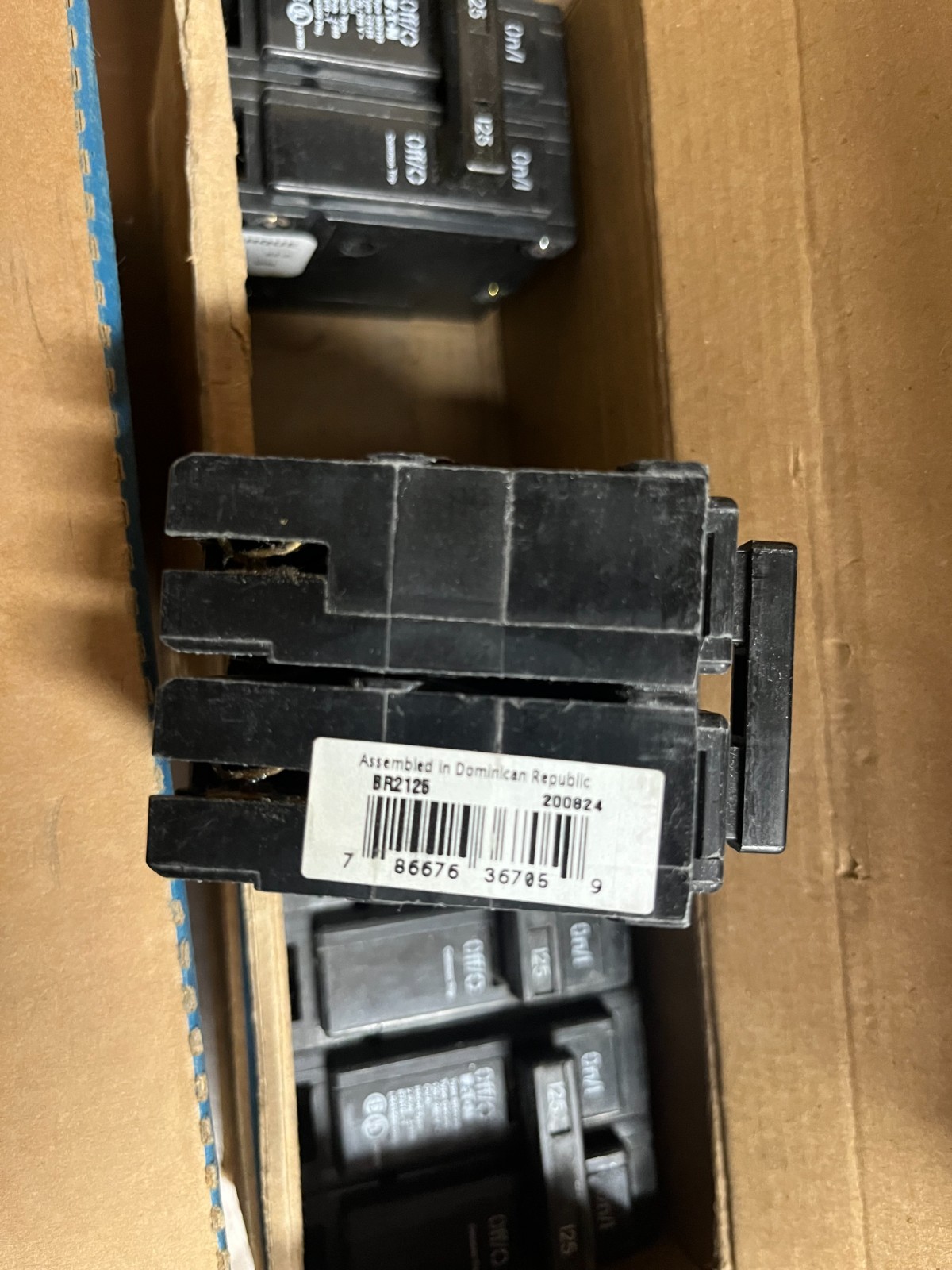 1 x NEW Eaton – BR2125 – Thermal Magnetic Circuit Breaker, 125A, Type BR