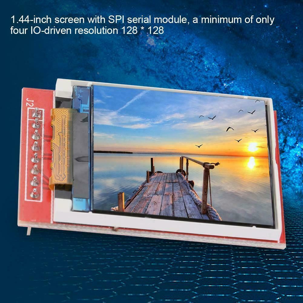 2pcs 1.44″ LCD SPI 128×128 Color TFT LCD Display Module ST7735 SPI for Arduino