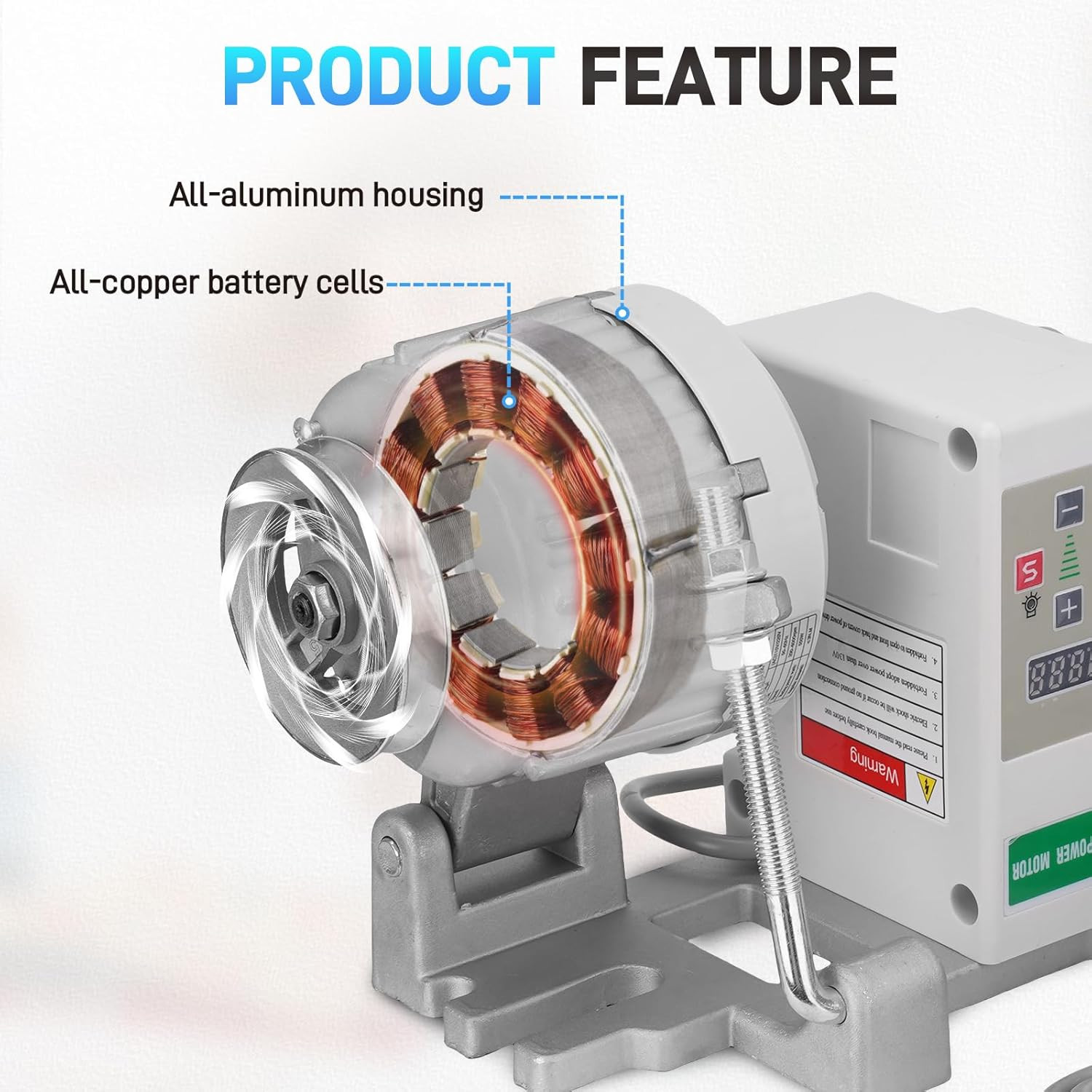 Servo Motor Sewing Machine,Brushless Servo Motor with Controller and Foot Switch