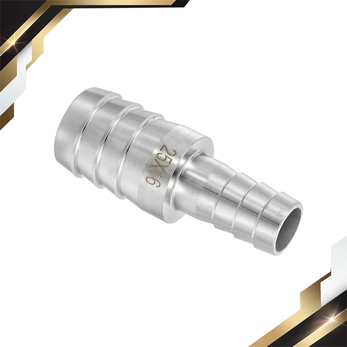 1 Inch to 5/8 Inch Hose Barb Reducer 304 Stainless Steel Pipe Fitting