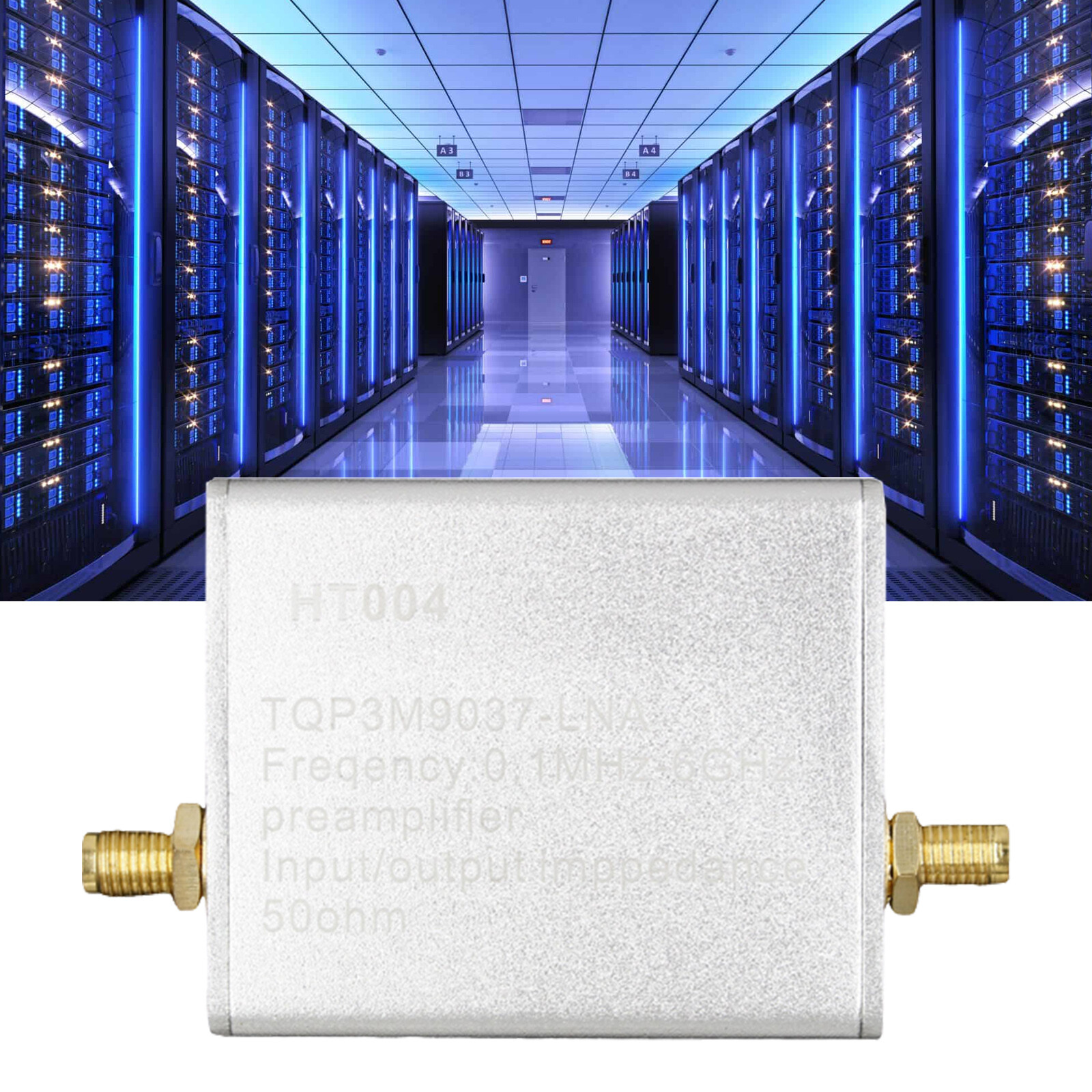 100K-6GHz HT004 Full Band Low Noise Amplifier 20dB High Gain Power Preamplifier.