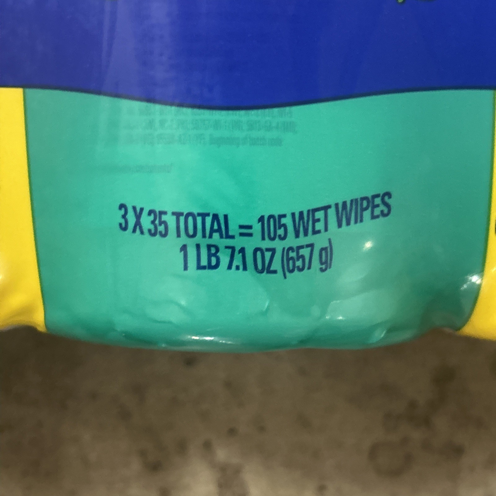 New Clorox Disinfecting Cleaning Wipes Crisp Lemon & Fresh Scent 3 Pack 105 Ct