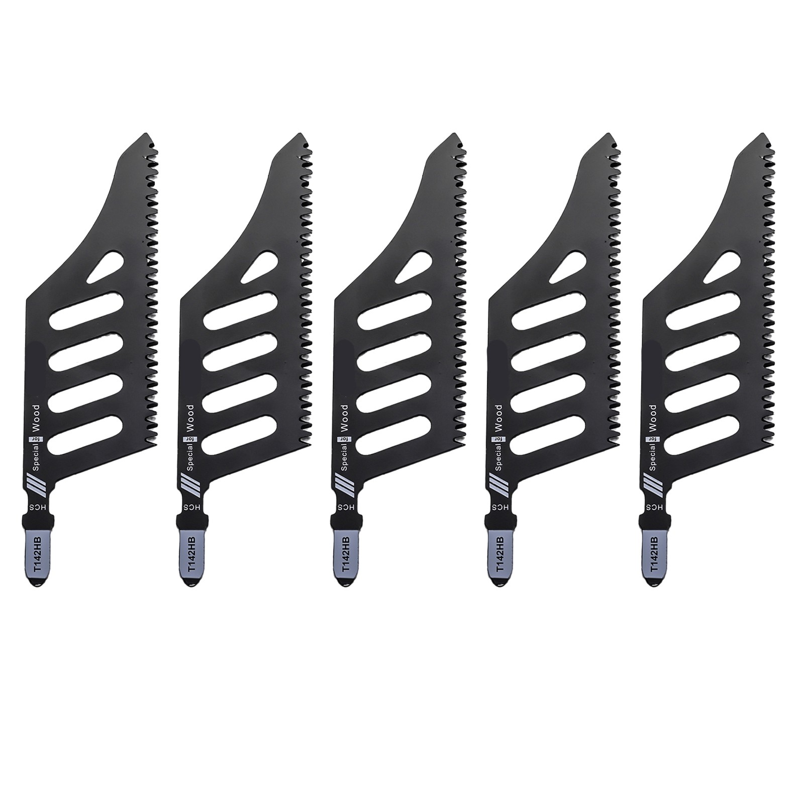 5 Pcs Flush Cutting Jigsaw Blade High Carbon Steel Irregular Curve Saw Blad Fit