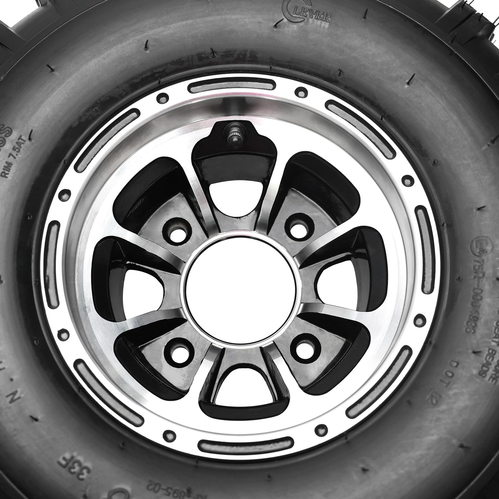 18×9.5-8 Tire Rim Set ATV UTV GoKart Quad MiniBike LawnMower 4 PLY 8″ 4x110mm(2)