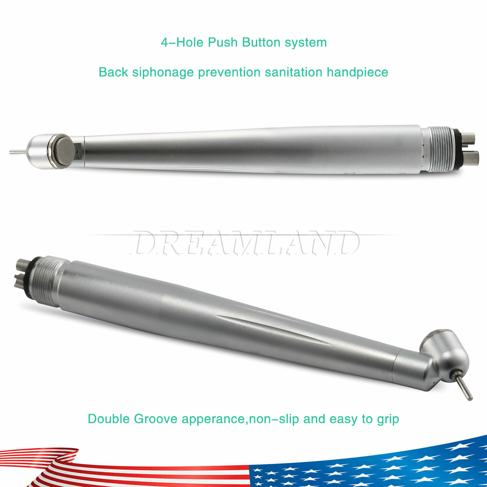 1-5* Turbina Dental 45 Grados Pieza de Mano Quirúrgica de Alta Velocidad WCA4