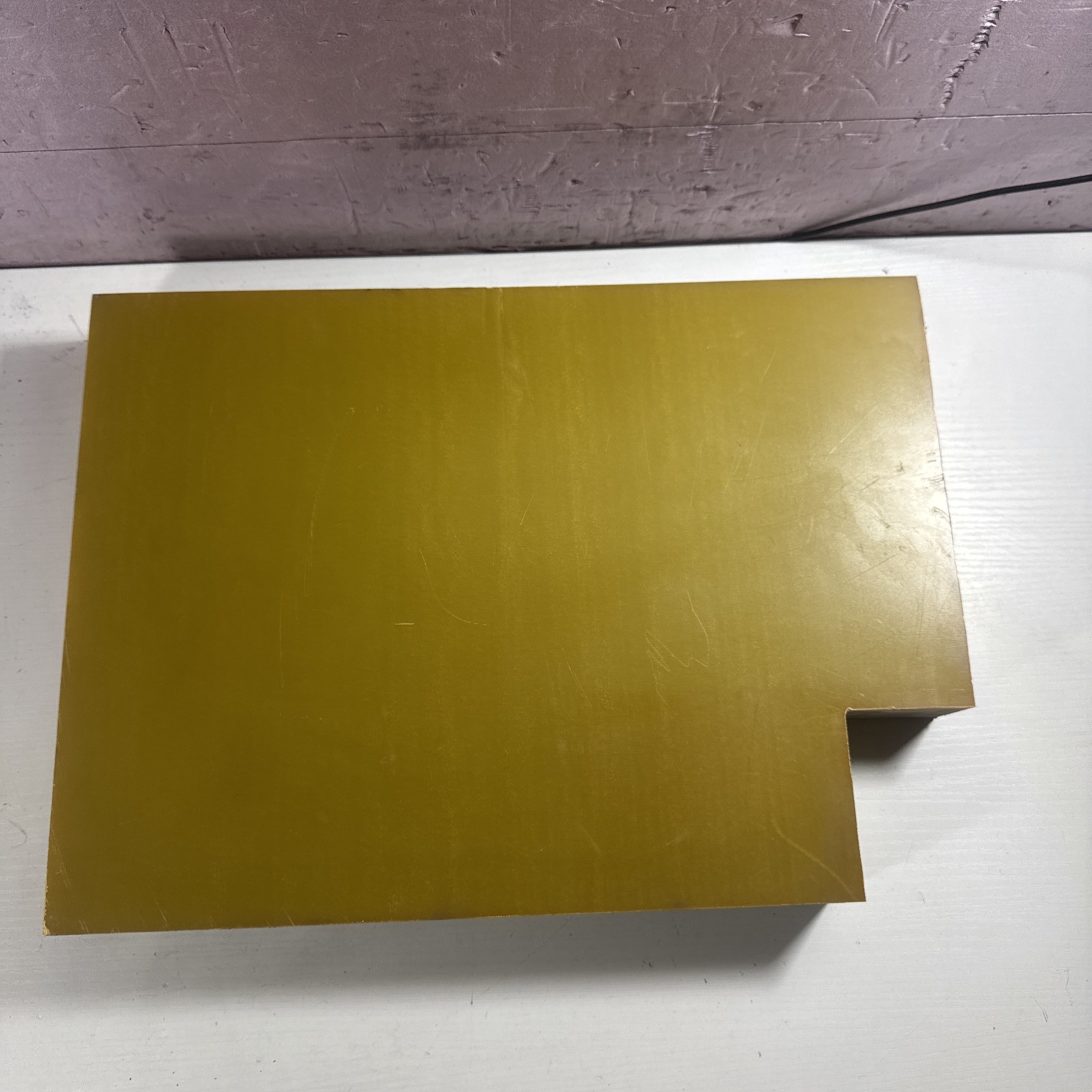 phenolic epoxy fiberglass sheet dark yellow sheet thick