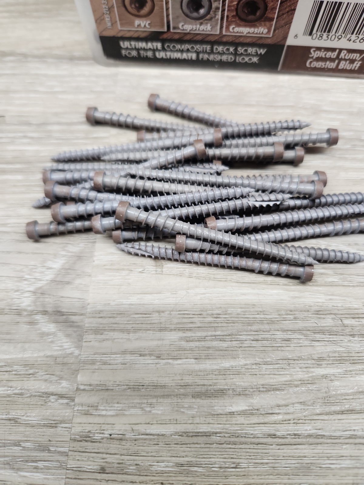 FastenMaster TrapEase 3 2-1/2 in. Torx Composite Head SPICED RUM/COASTAL 325pcs