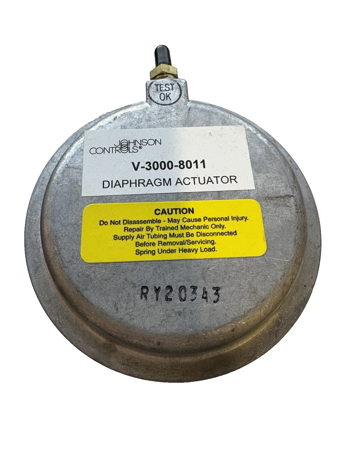 New JOHNSON CONTROLS V-3000-8011 Pneumatic Actuator