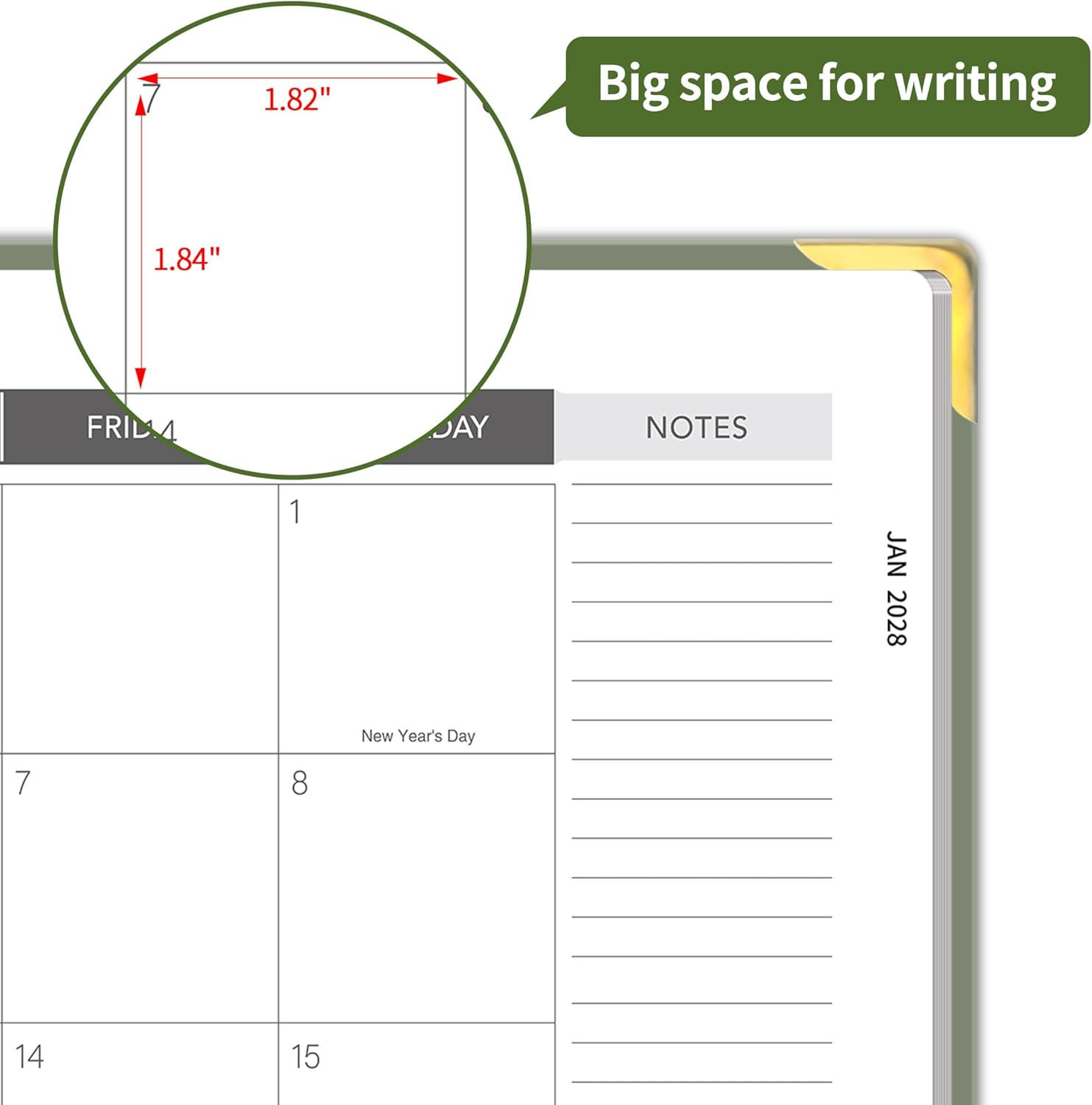 2026-2028 Monthly Planner – 3 Year Monthly Planner 2026-2028, Jan. 2026 – Dec. 2