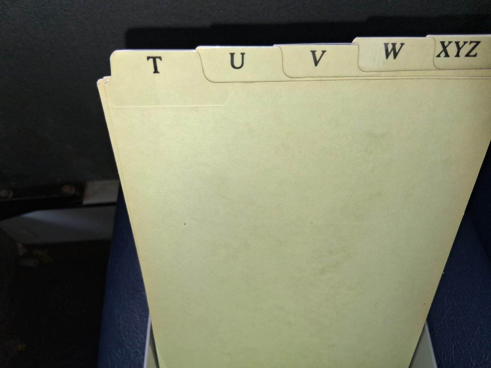 Vintage Nebs 944 Posting File For Forms Up To 6 1/2 x 9 1/4″ With 25 Cards