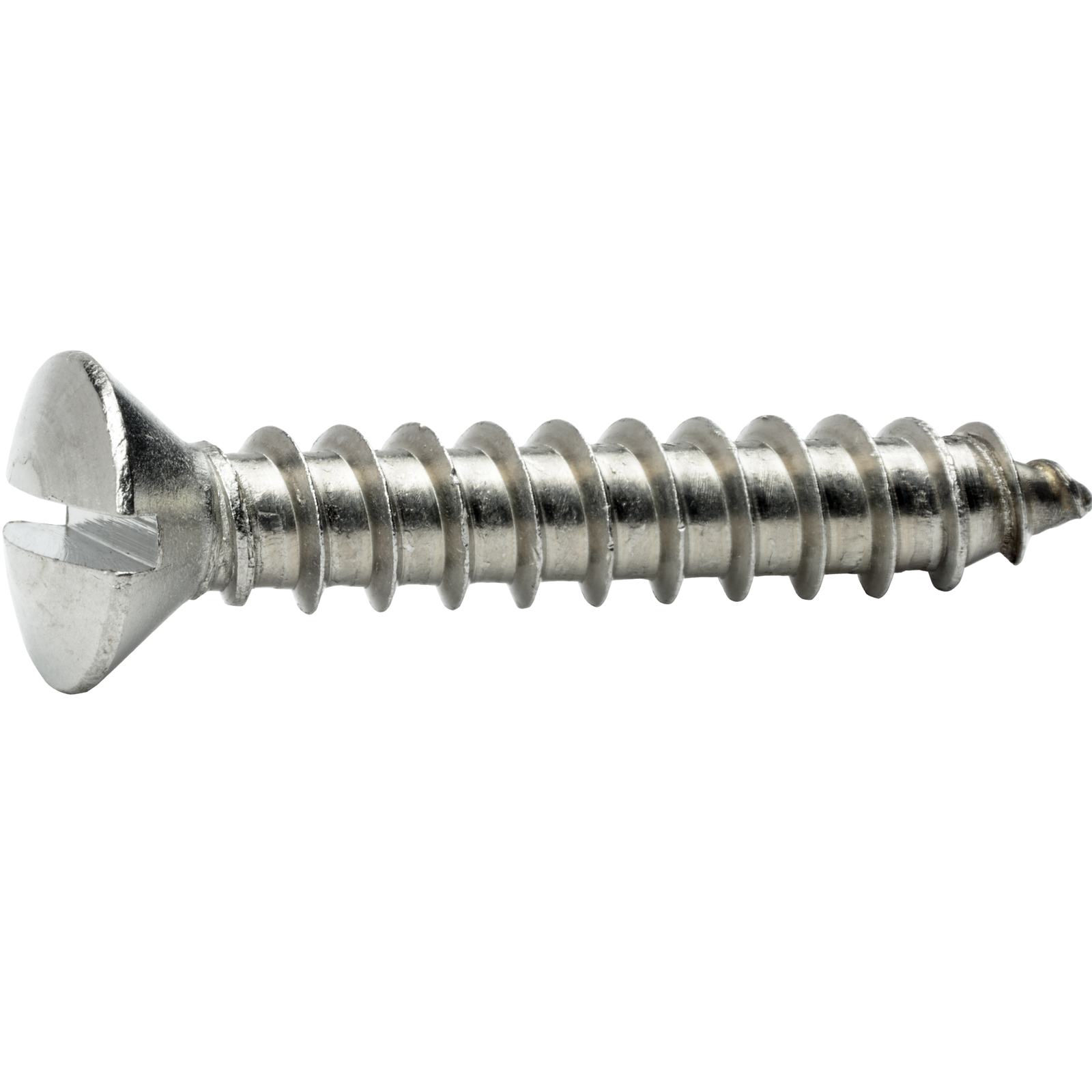 #6 Sheet Metal Screws Stainless Steel Oval Head Slotted Type A Tapping All Size