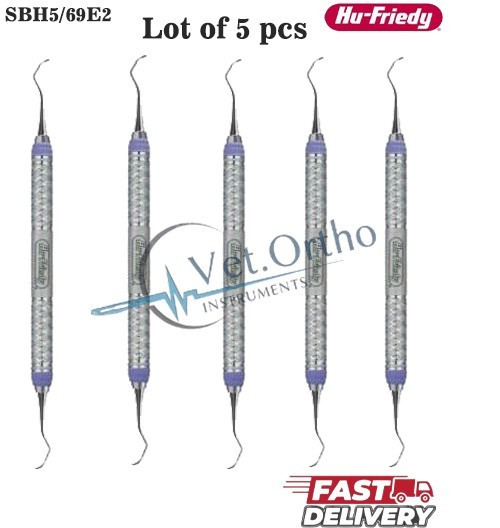Hu-Friedy SH6/79E2 H6/H7 EverEdge 2.0 Double End Hygenist Sickle Scaler 9 Handle