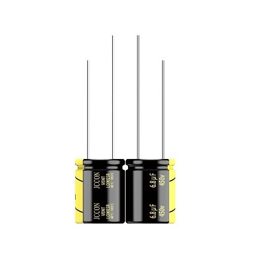 10 Pack 450V 6.8uF Low ESR Electrolytic Capacitor 10x13mm 450 Volt 6.8MFD High