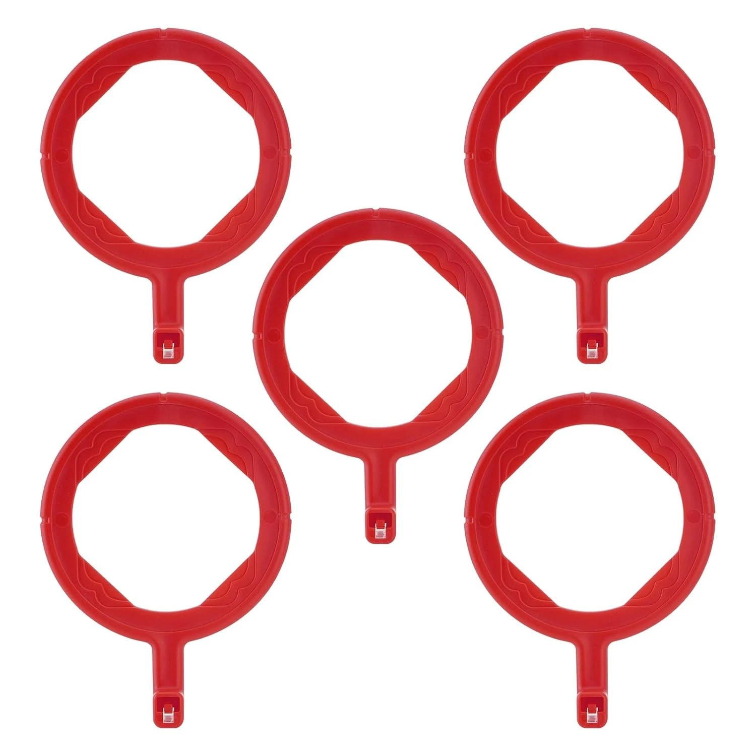 Dental X-Ray Aiming Ring Kit for Bitewing Red Fully Autoclavable, Pack of 5