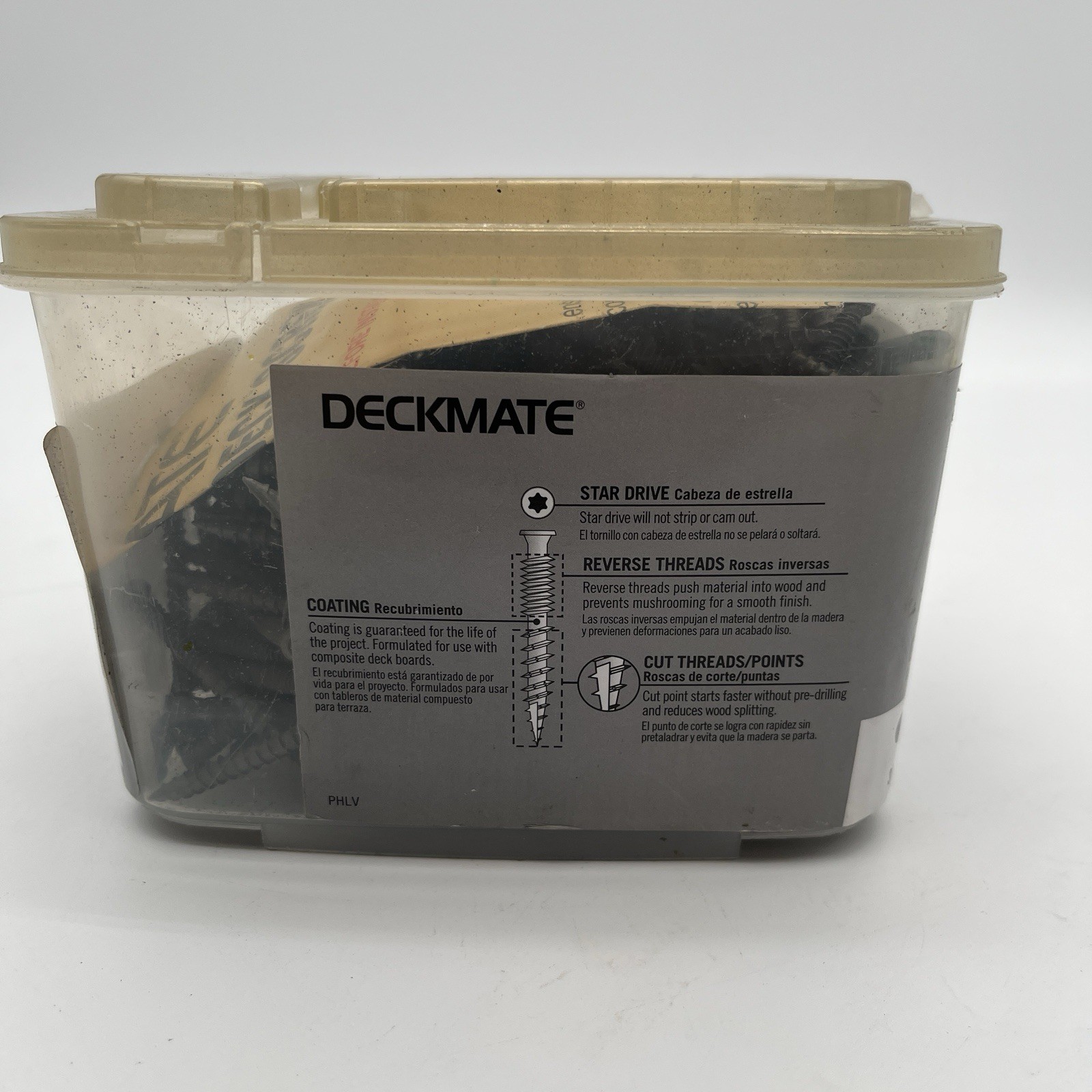 NEW!! 378* Pack Grip-Rite Deckmate #9×2-1/2in Deck Screws T-20 –