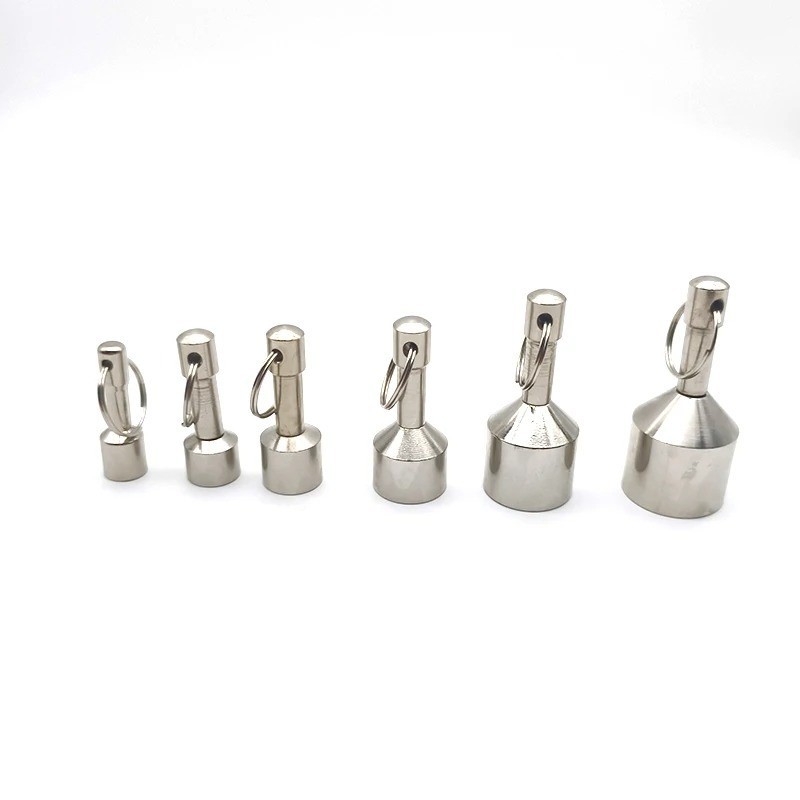 1 Pcs Keychain Neodymium Magnet for Testing Coins, Jewelry, Brass, Gold, Silver