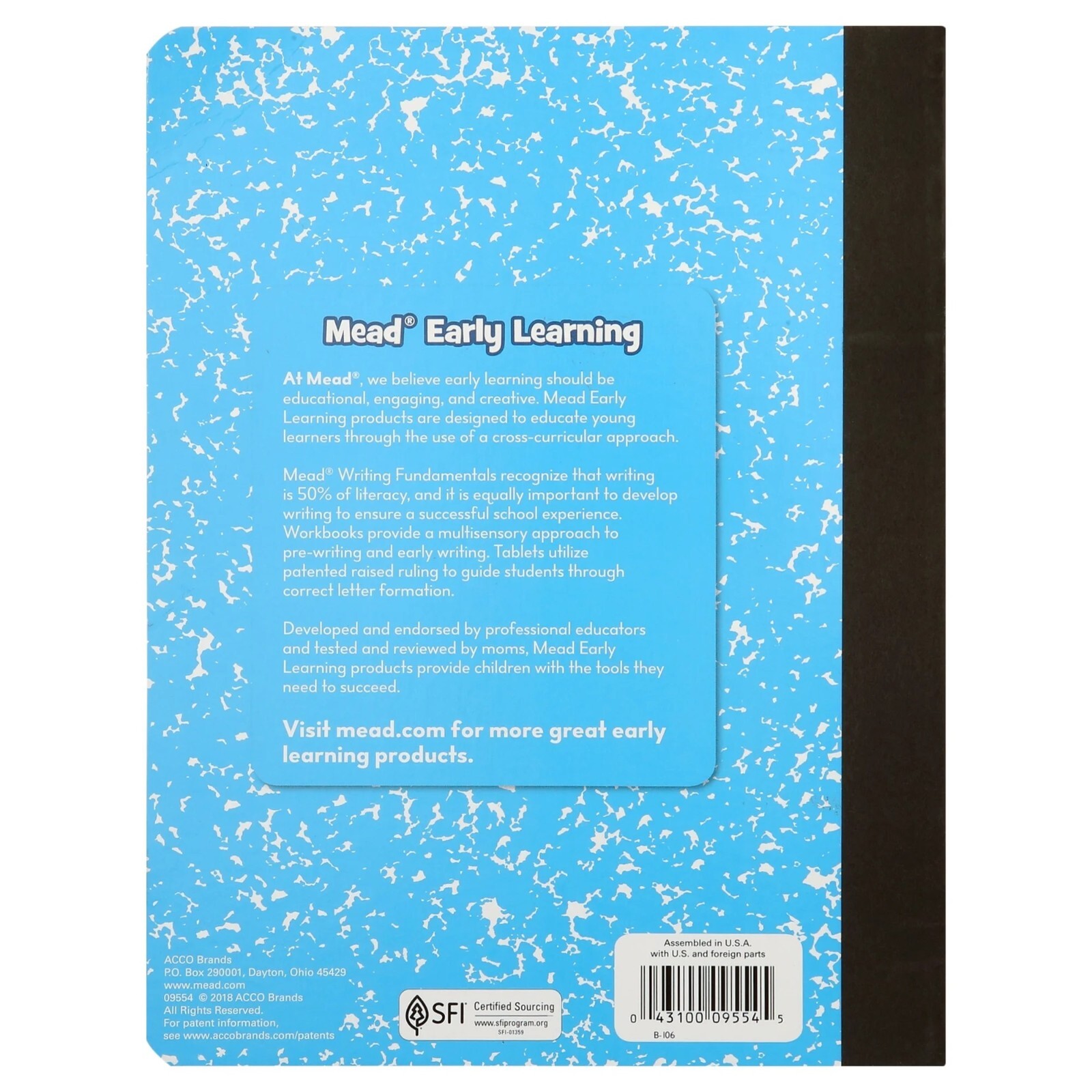 Mead K-2 Classroom PRIMARY JOURNAL 3 Composition Notebook 7.5″x9.75″ 100 Sheets
