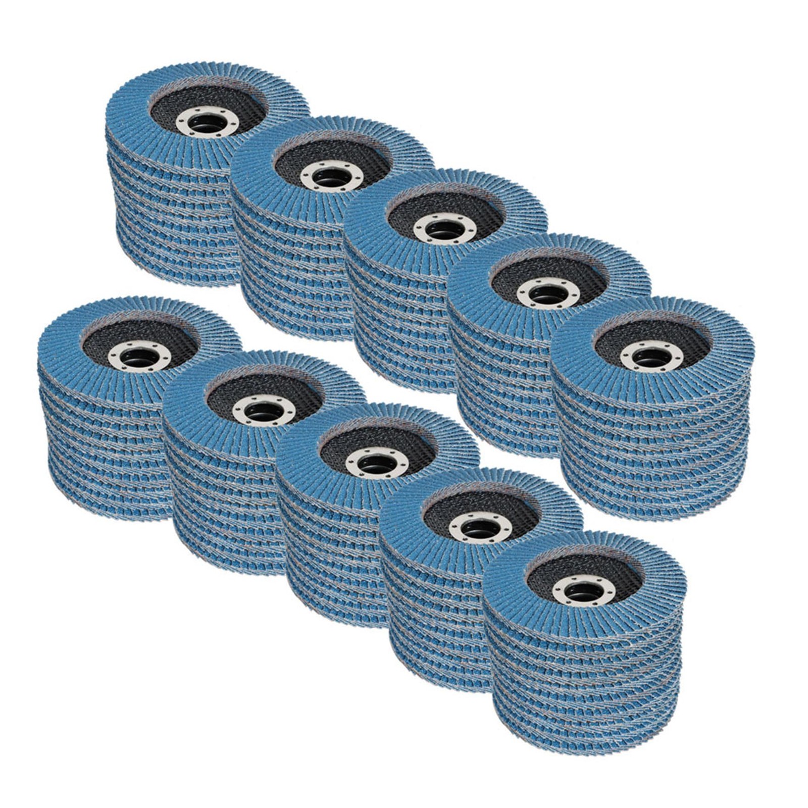 waltyotur 100-Pack Flap Discs Grinding Wheel 40 Grit, 4-1/2 x 7/8 40 Grit