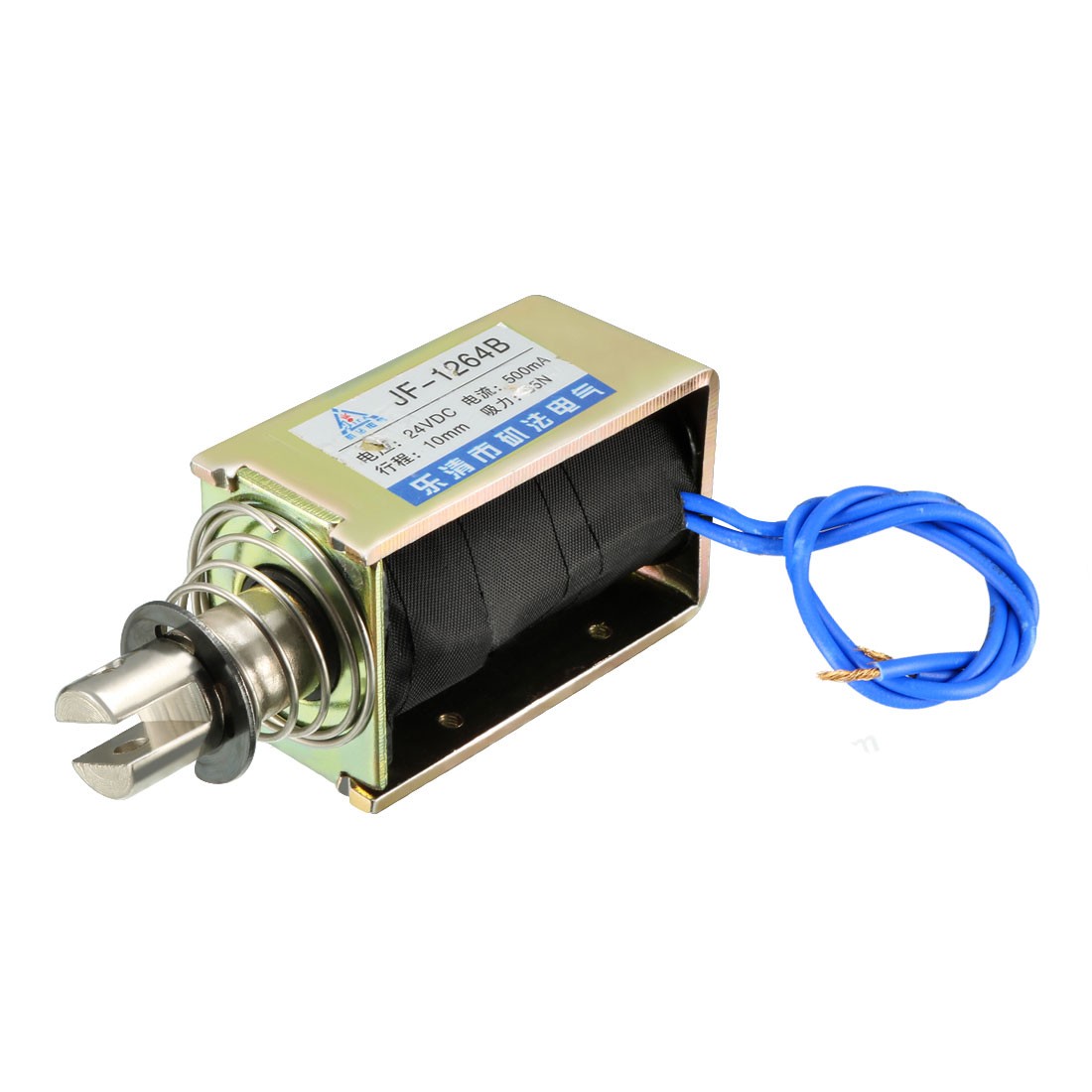 DC 24V 500mA 55N 10mm,Pull Push Type Frame Linear Solenoid Electromagnet Factory