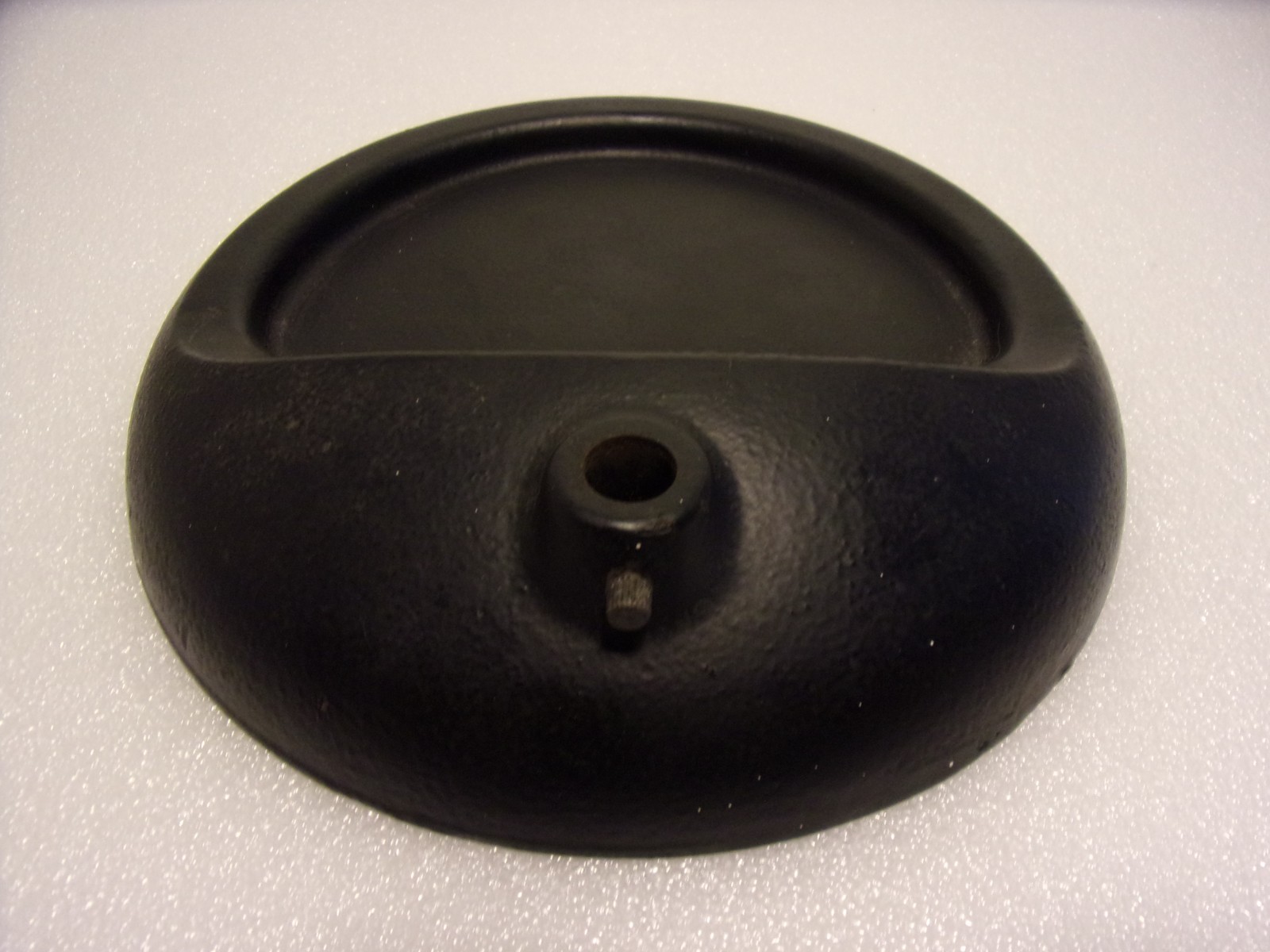 Heavy 7 lb. 10.9 oz. Black Cast Iron Weighted Base for Lamp 8.25″