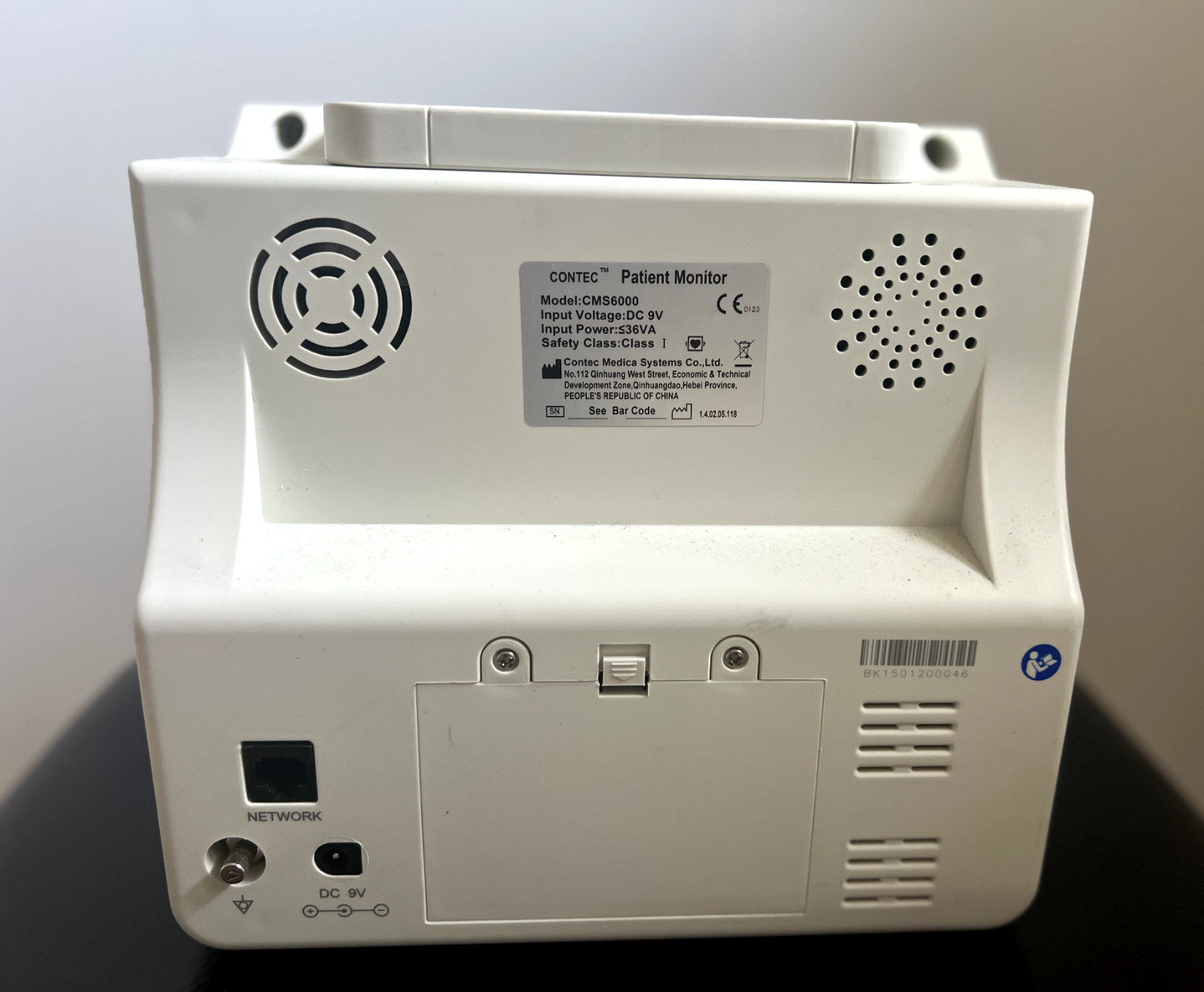 Patient Multiparameter Vital Signs Monitor with ETCO2