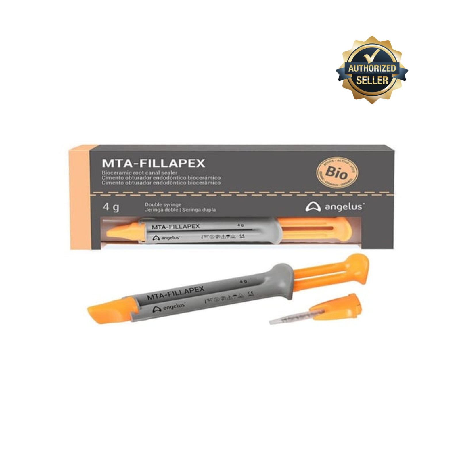 Angelus MTA Fillapex Automix Bioceramic Root Canal Sealer 4g Kit #827