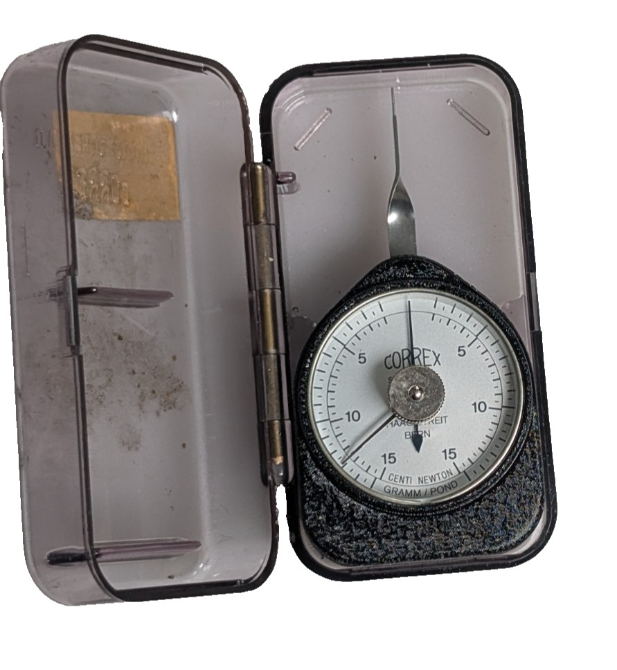 Correx 0 to 15 grams/centinewton Tension Gauge Used Excellent Condition
