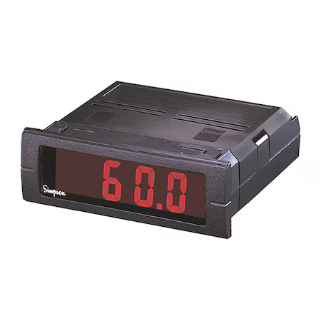 Simpson Electric M23522140 Panel Meter, 0 To 200Vdc Input Range