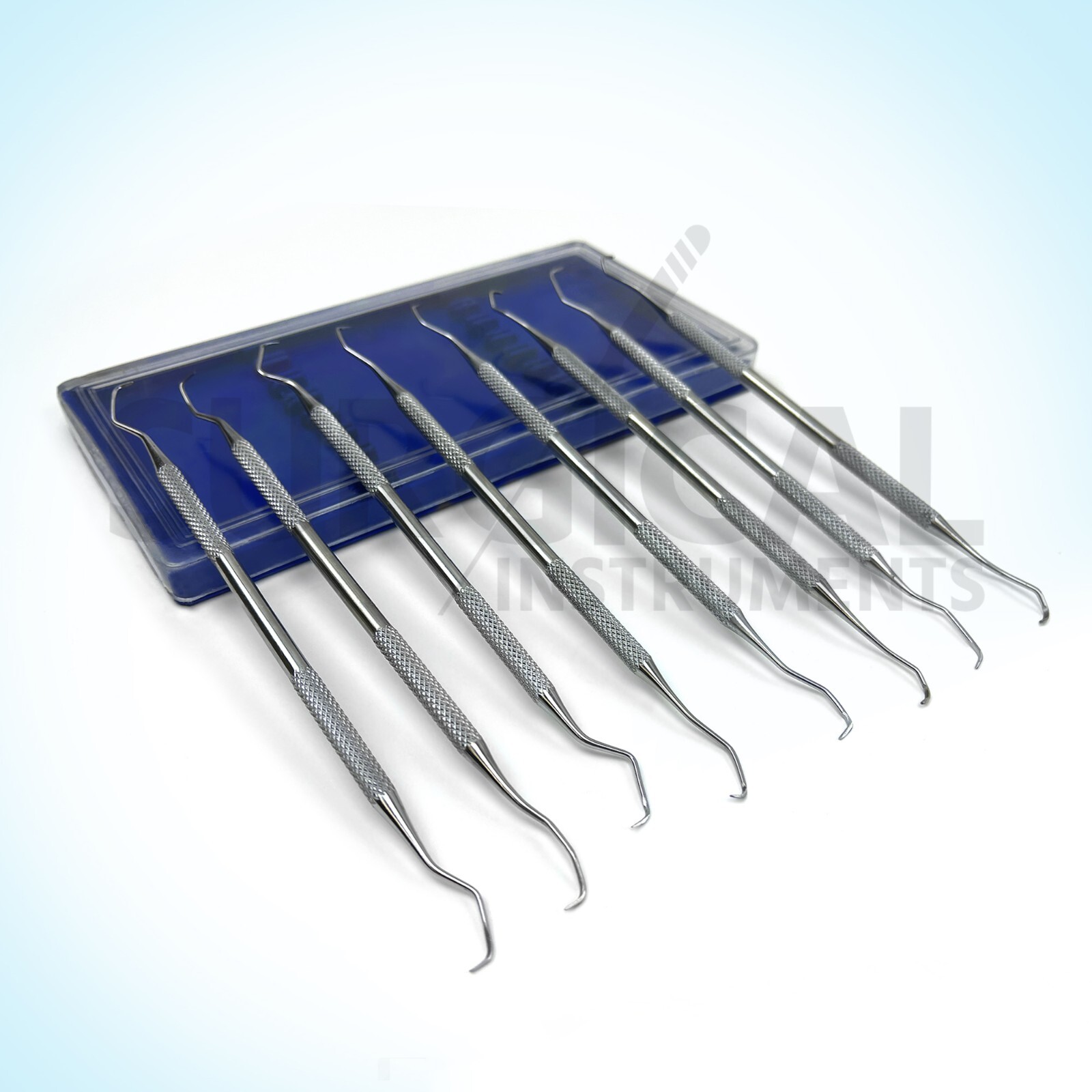 8 Pieces Gracey Curette Set Medical Dental Surgical Instruments German Grade