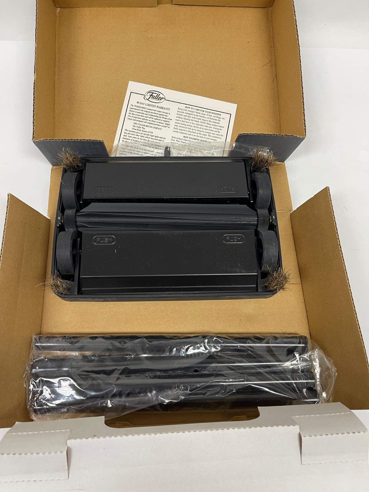 Fuller Brush Company Workhorse Commercial Manual Carpet Sweeper 39357 New