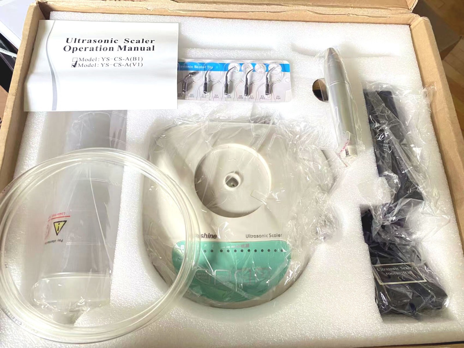 Denshine Ultrasonic Scaler YS-CS-A(V1) with LED Handpiece+6 Tips
