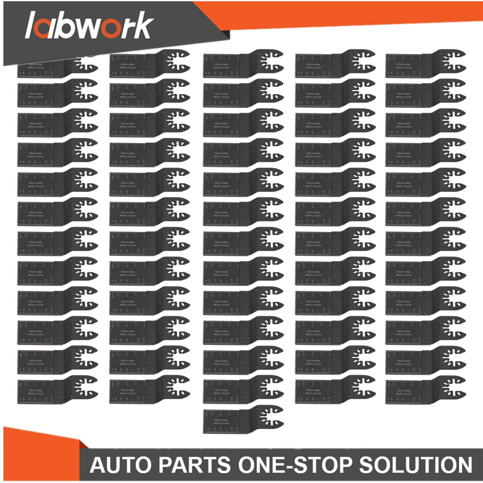 Labwork 60 PCS 1-3/8″ Oscillating Saw Blades Multitool Blades for Wood & Plastic