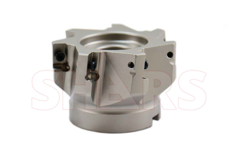 3″ 90° INDEXABLE FACE MILL APKT 1604 INSERT 7FL W/Certificate #[
