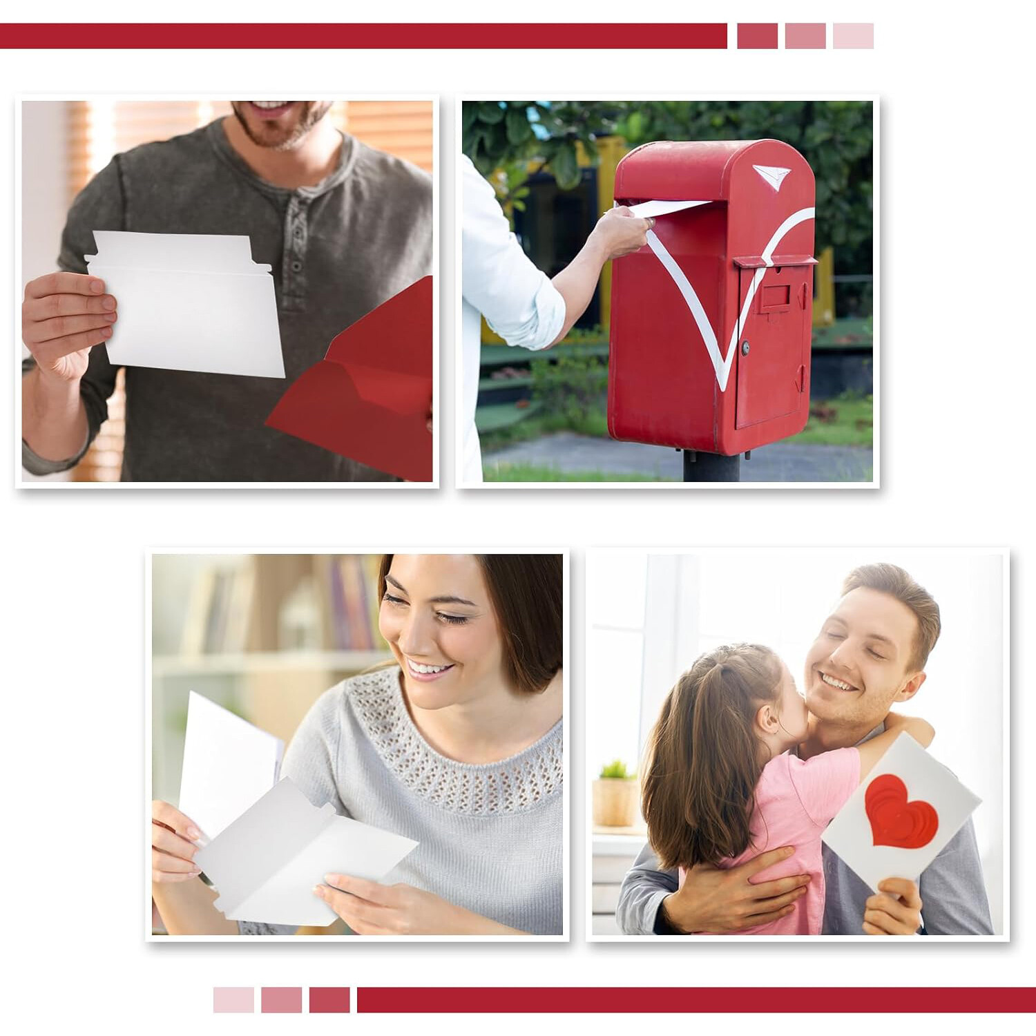 6.5×4.5 Inch Self Seal Rigid Photo Mailers Shipping Stay Flat Cardboard Envelope