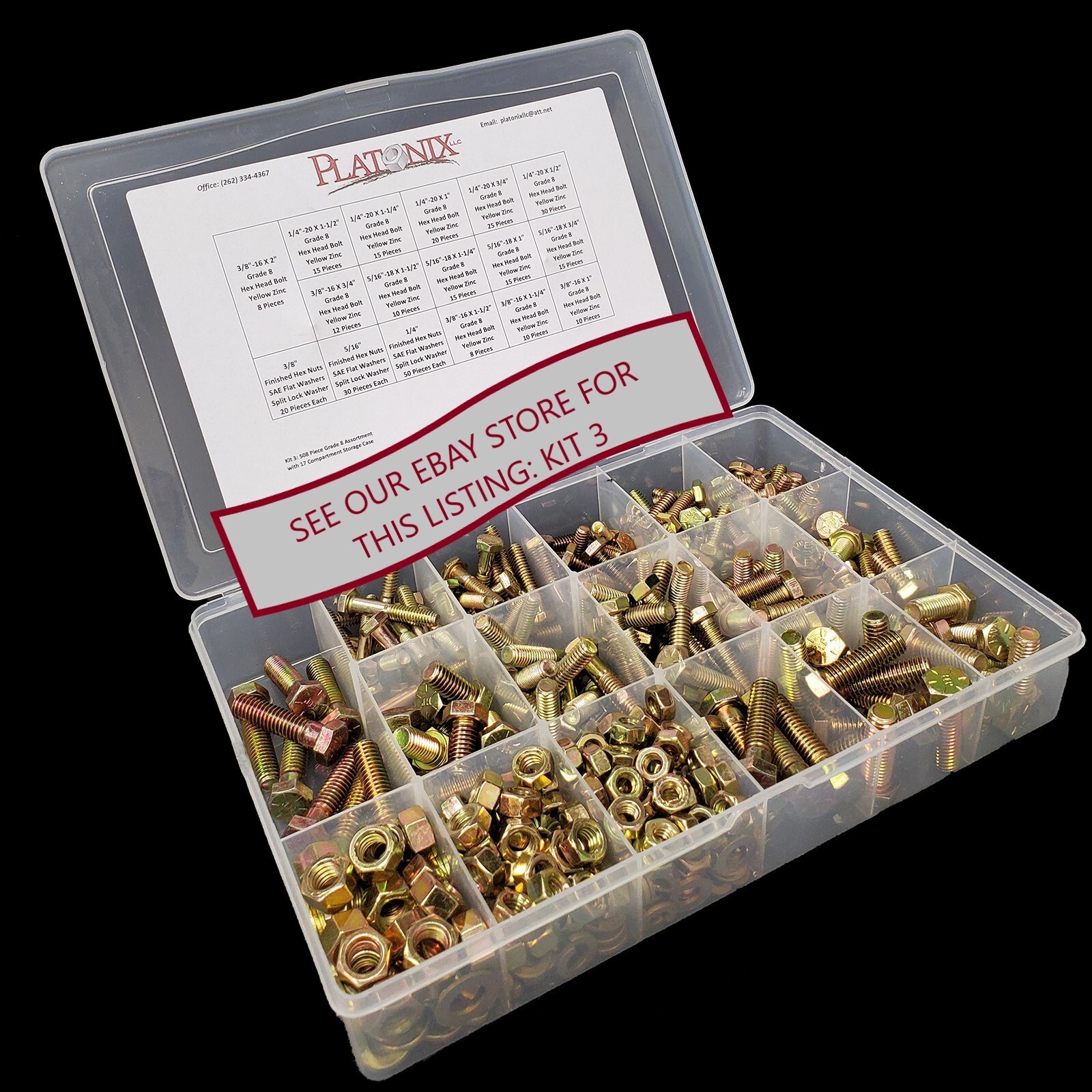 (10) 1/2″-13 X 6-1/2″ Grade 8 Hex Head Cap Screw Bolt Yellow Zinc Plated Coarse