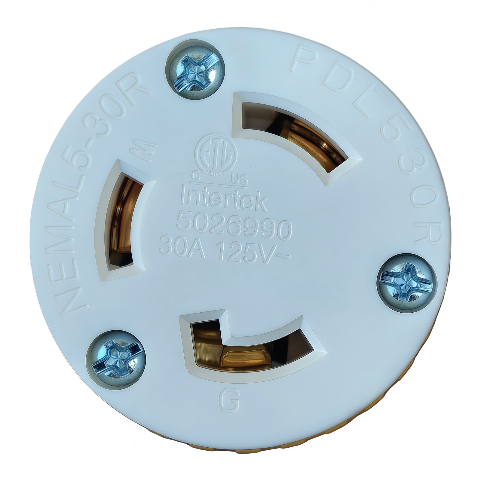 NEMA L5-30R Locking Receptacle Generator Twist Lock Adapter Connector,30A 125V