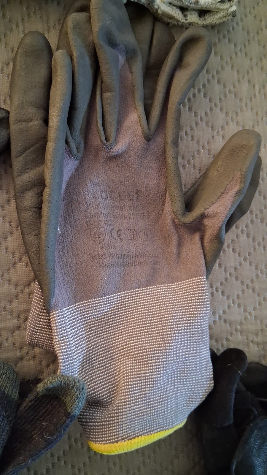 Eight random pair of gloves