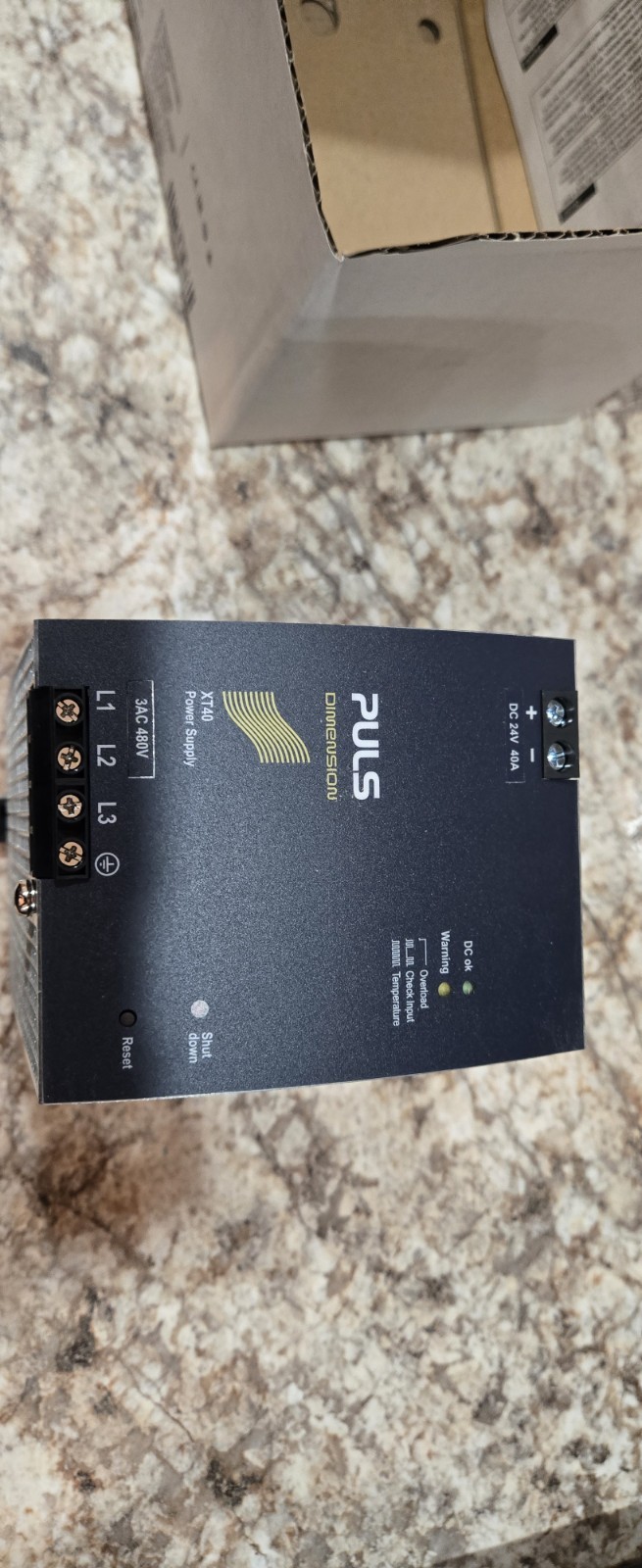 Puls XT40.242 Power Supply, 3-Phase, 24V, 40A, 960W – Illinois Stock – NIB