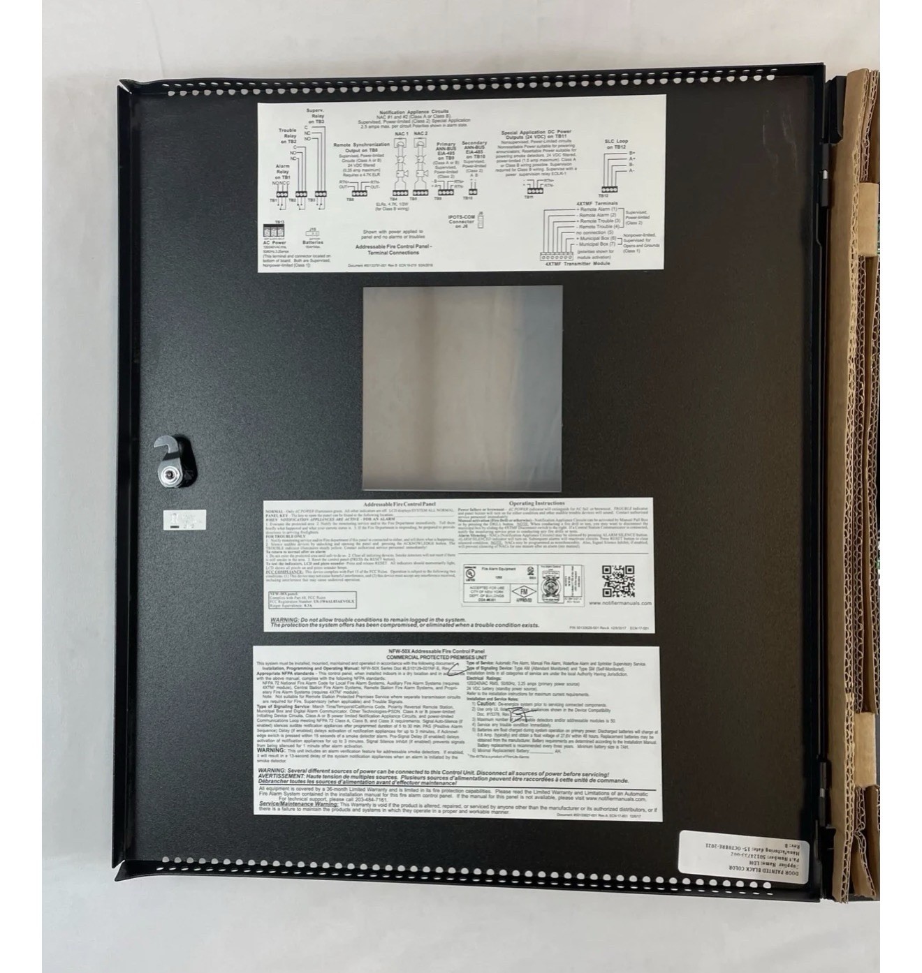 NOTIFIER HONEYWELL NFW-50X Intelligent Addressable Fire Alarm Control Panel NEW
