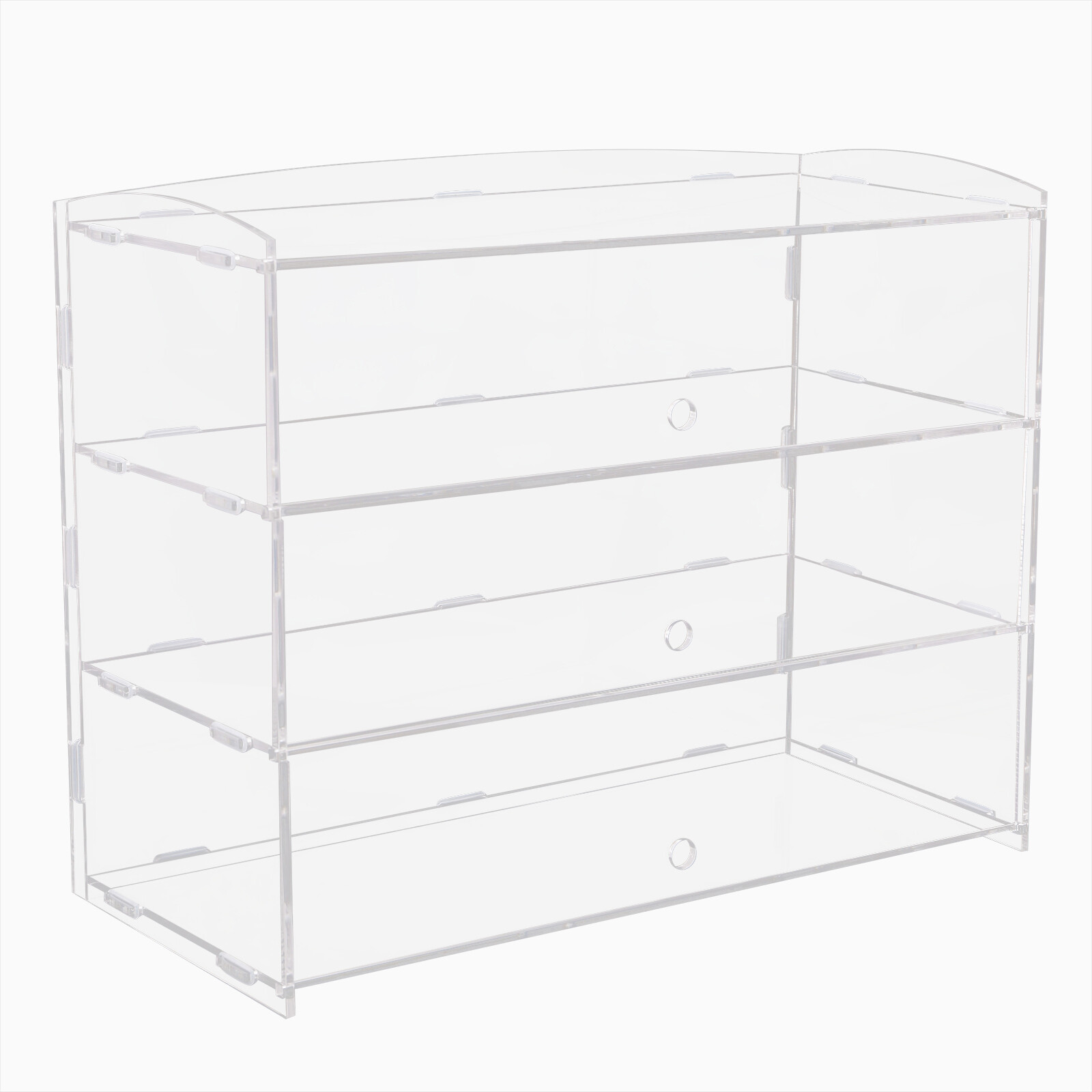 3-Tier Clear Acrylic Display Case 18.7 × 8.5 × 14.8 in For Funko Pop