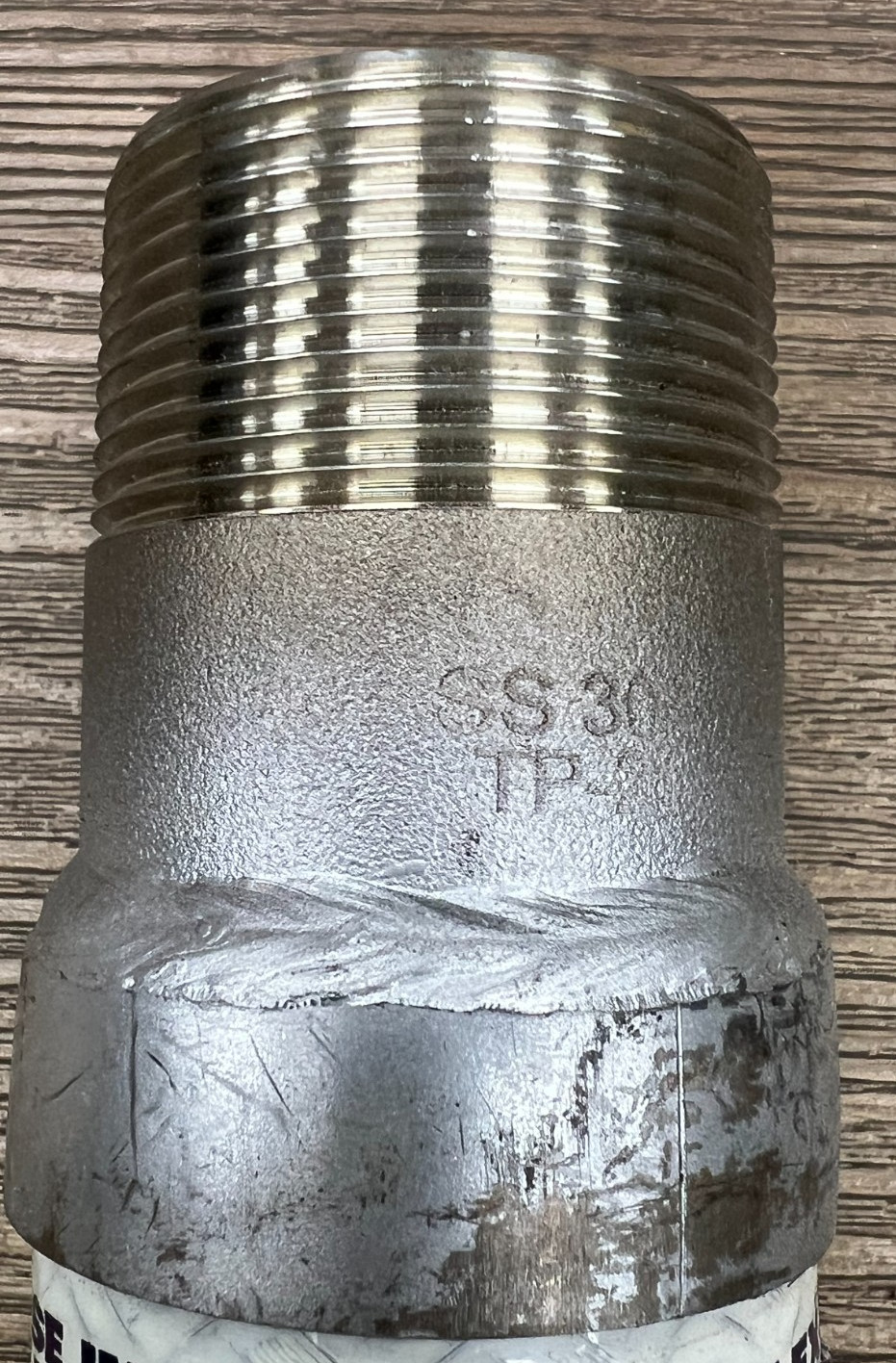 FLEX HOSES STAINLESS STEEL BRAIDED HOSE 1-1/4″ END HOSE DIA. 36″ LENGTH