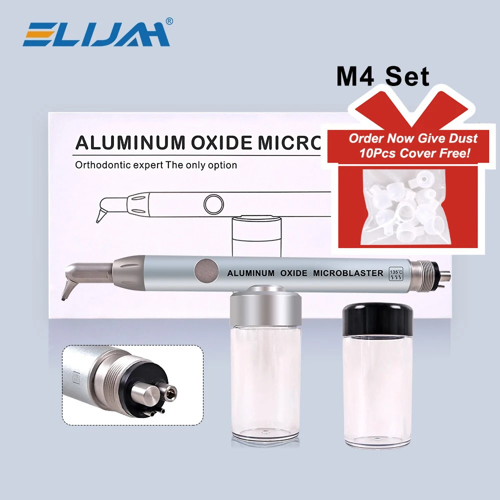 Dental Aluminum Oxide Micro blaster Air Abrasion Microetcher Sandblaster 2/4Hole