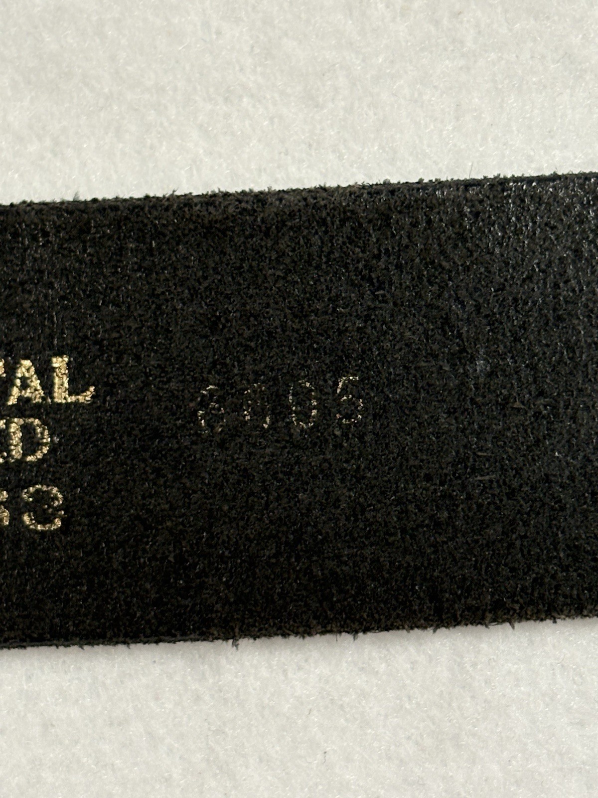 BOSTON Leather 38” Garrison Black Work Belt US Postal Approved #6605 1 5/8” Wide