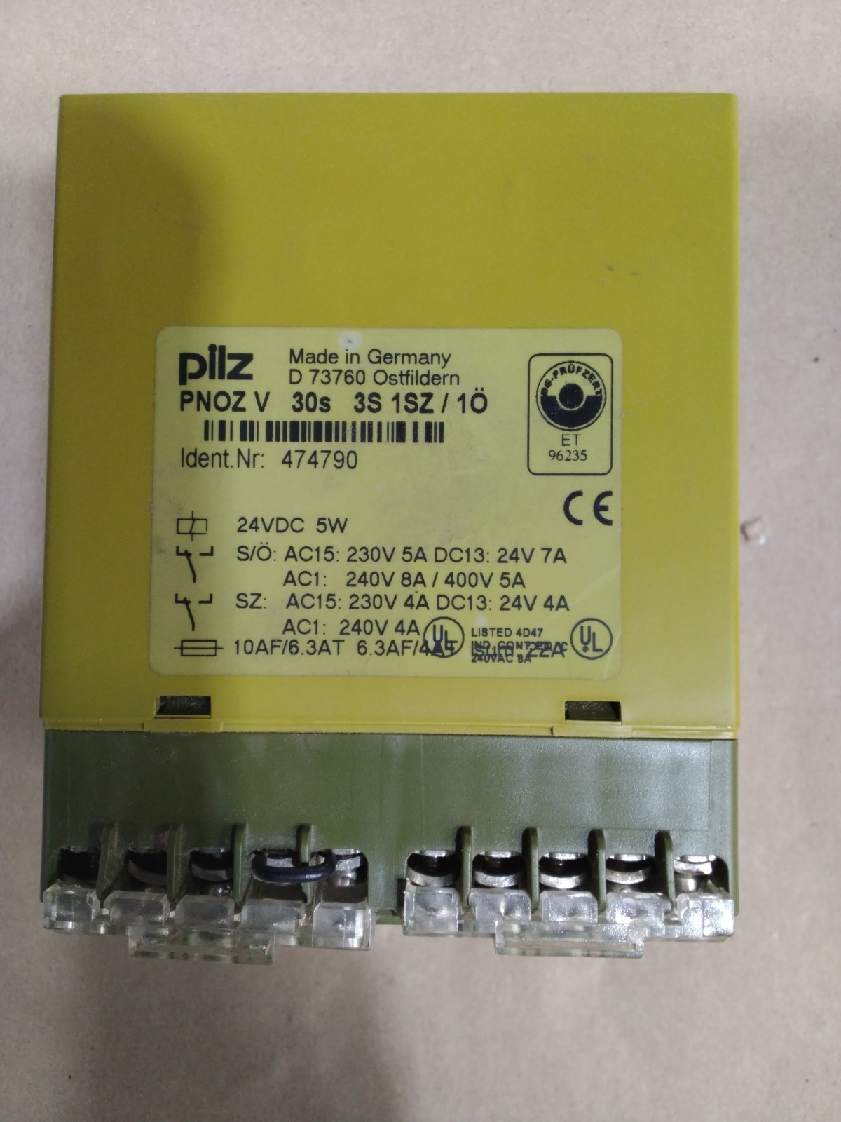 Pilz PNOZ V Safety Relay 24VDC 474790