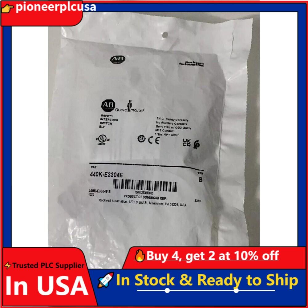 New Allen Bradley 440K-E33046 Safety Switch Fast transportation US Free Tax