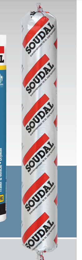 Soudal Soudaseal AP All Purpose SMX Hybrid Sealant Sauage , 20 Fl.oz, Limestone