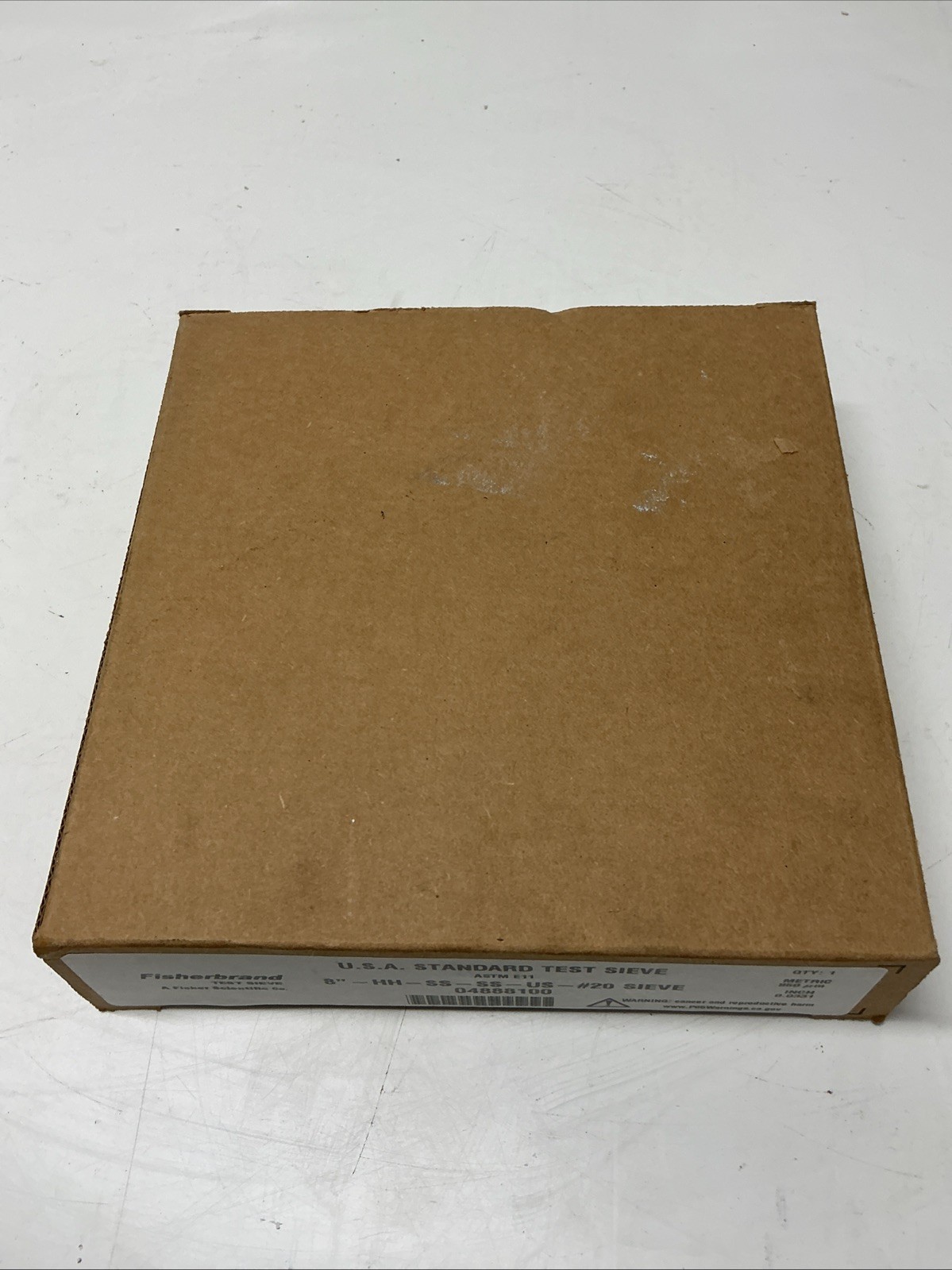 Fisherbrand Test Sieve 8”-HH-SS-SS-US-#20 SIEVE V-757